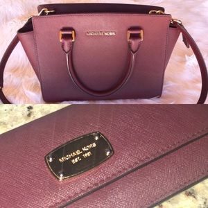 MICHAEL KORS SET- Selma Handbag + Wallet